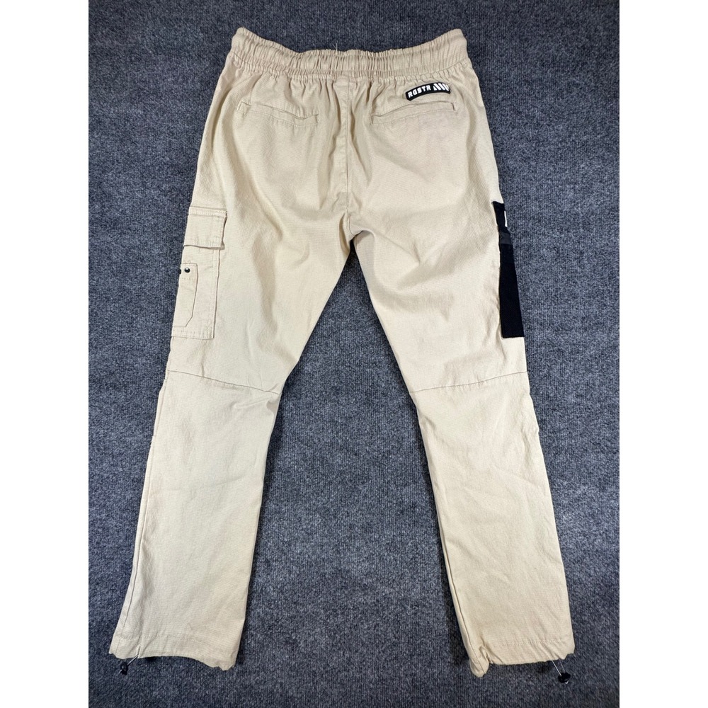 RGSTR Mens Tan Khaki Techwear Cargo Pants Tactical Utility Streetwear Size M - Picture 4 of 6